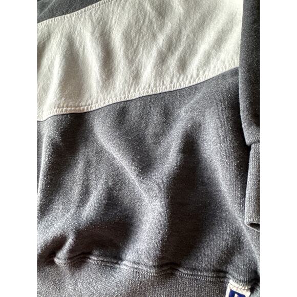 Vintage Russell Athletic Gray White Cut & Sew USA Made XXL* Crewneck Sweatshirt - Picture 3 of 8